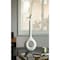 Uniquewise Tall Narrow White Fiberglass Modern Floor Hole Vase 28 Inch QI003692L.WT - alternate 4